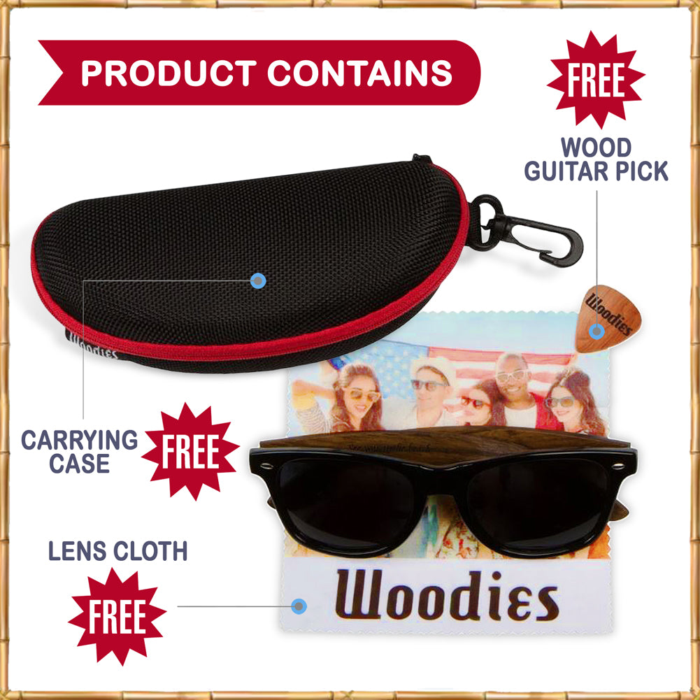 Walnut Woodfarer Sunglasses with Polarized Lenses