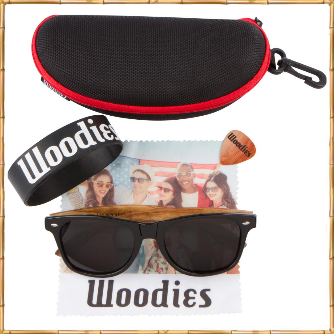 Zebra Wood Polarized Sunglasses