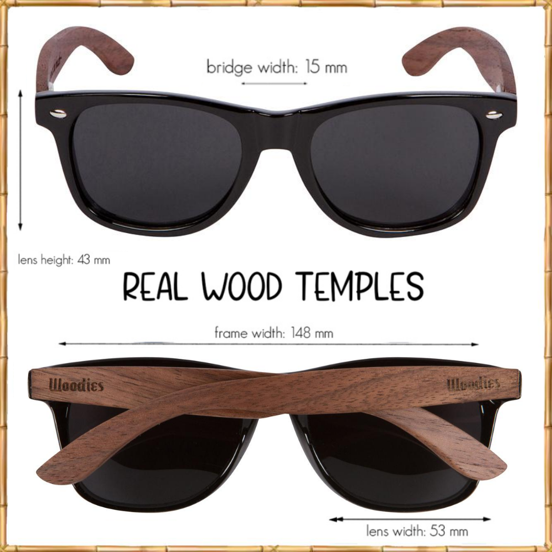 Walnut Wood Sunglasses for Kids