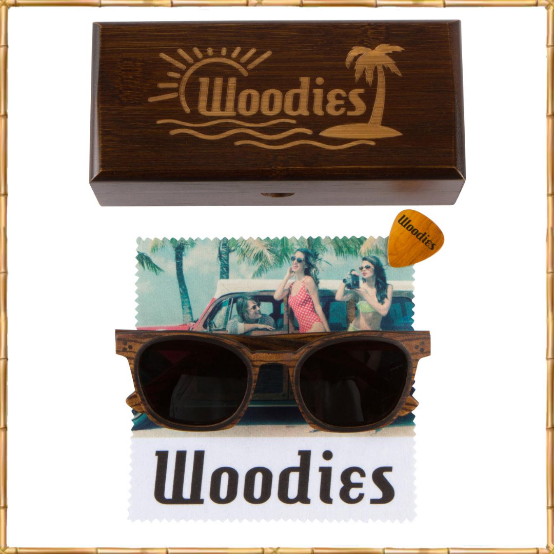 Full Wood Sunglasses Zebra Wood Cat Eye Style