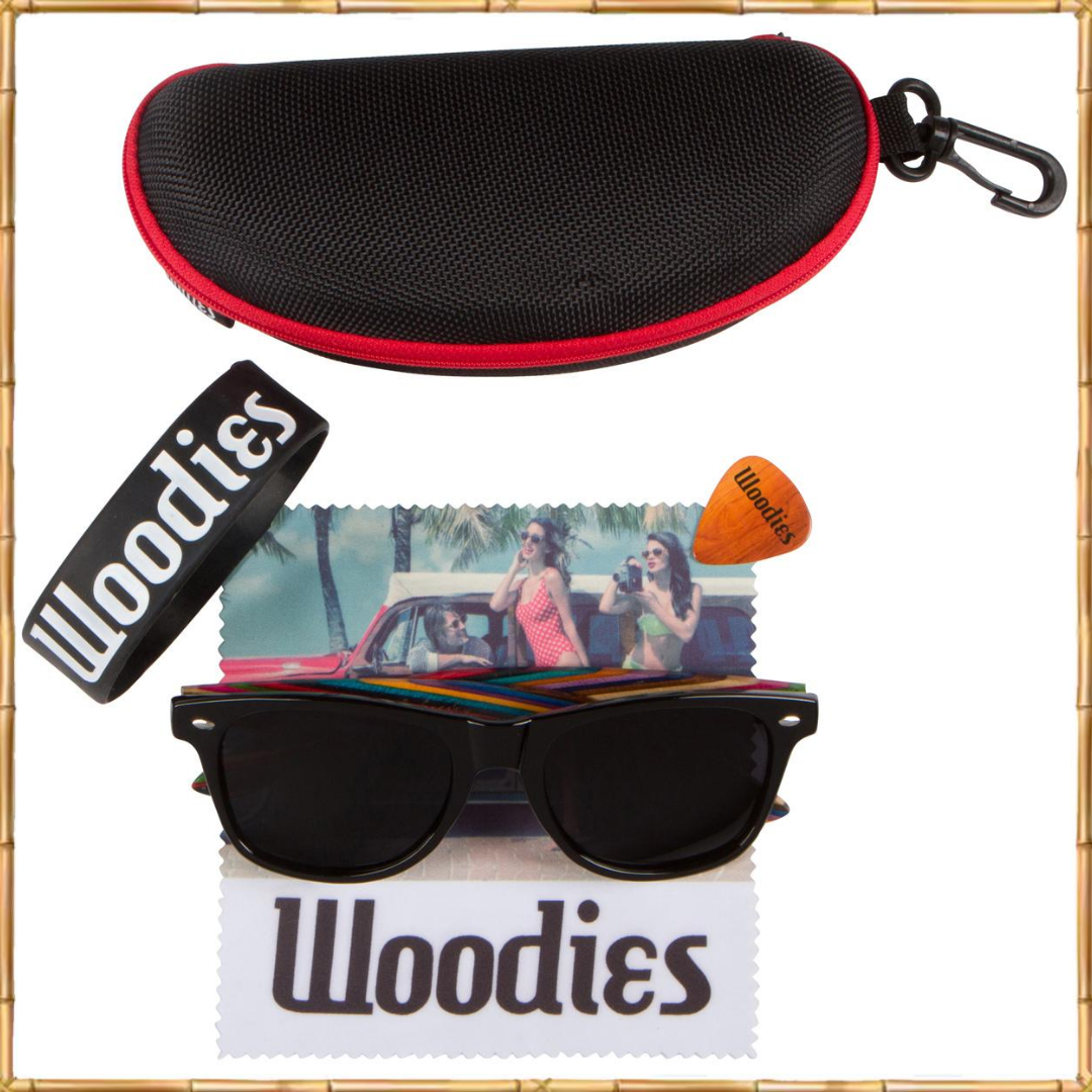Rainbow Wood Polarized Sunglasses